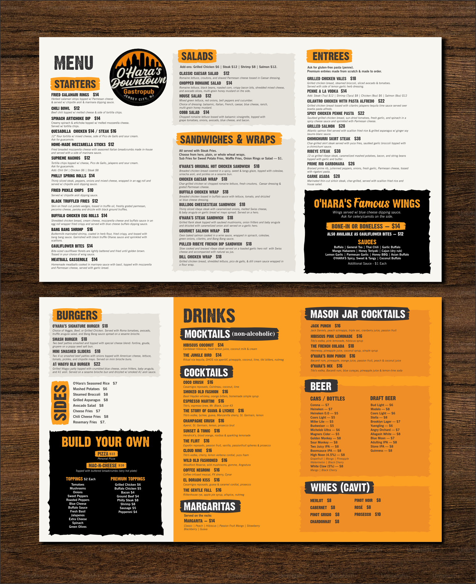 Menu Design by design.picnic for this project | Design #37106243