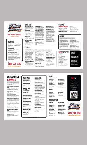 Menu Design by thedesignstar for this project | Design: #37111180