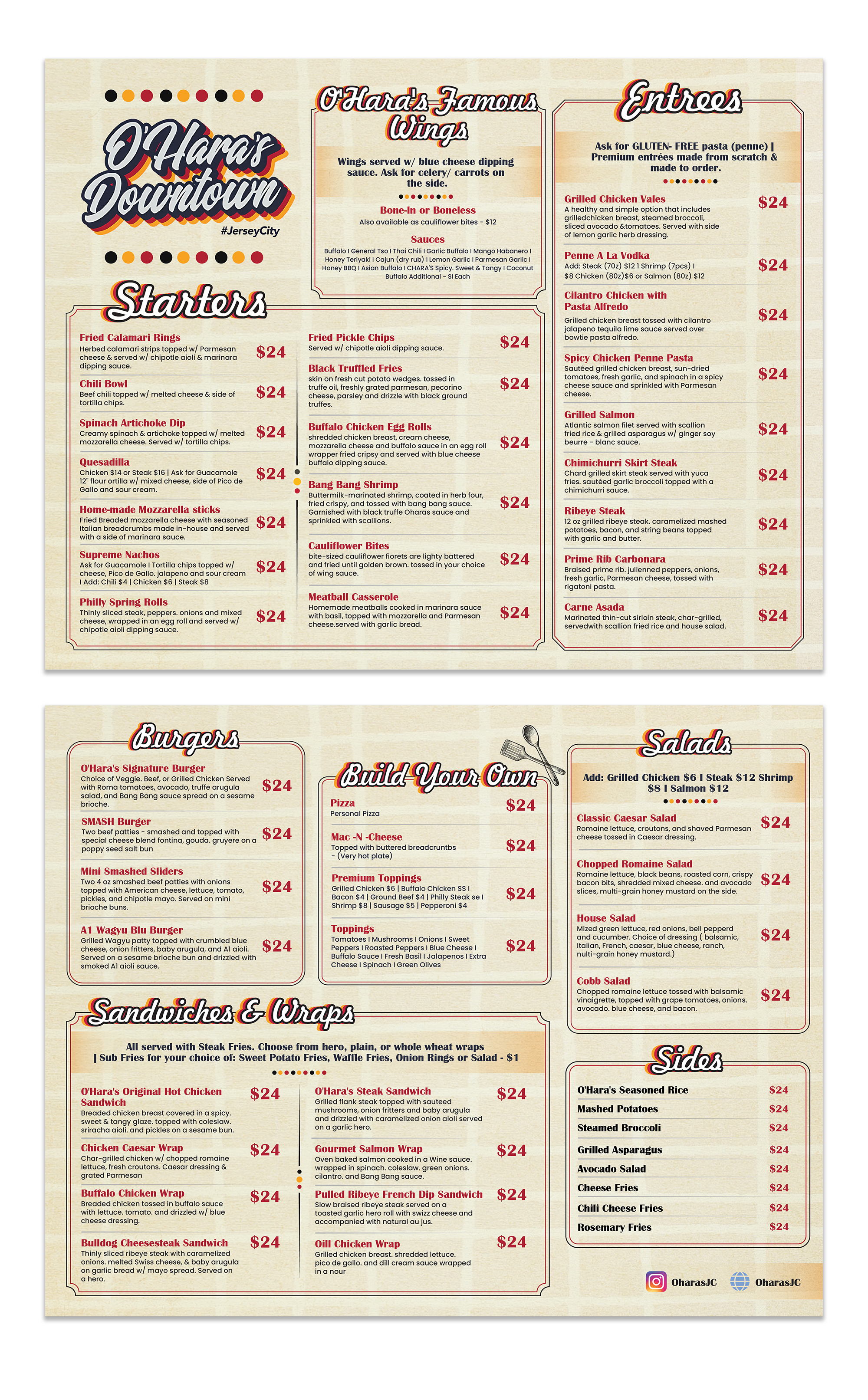 Menu Design by Design Grind for this project | Design #37094681