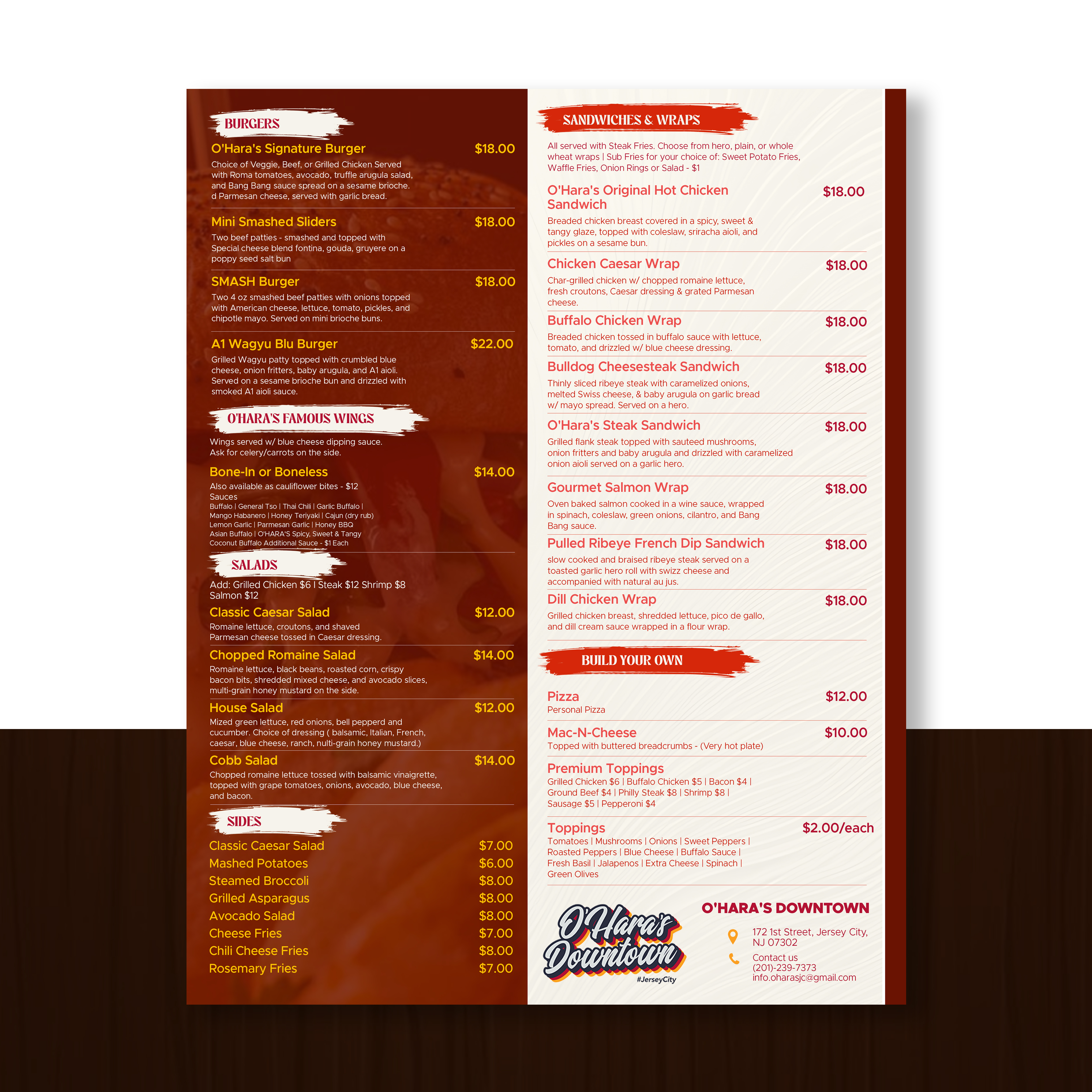 Menu Design by Vikum 3 for this project | Design #37093089