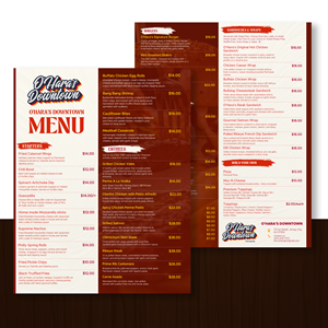 Menu Design by Vikum 3 for this project | Design: #37093091