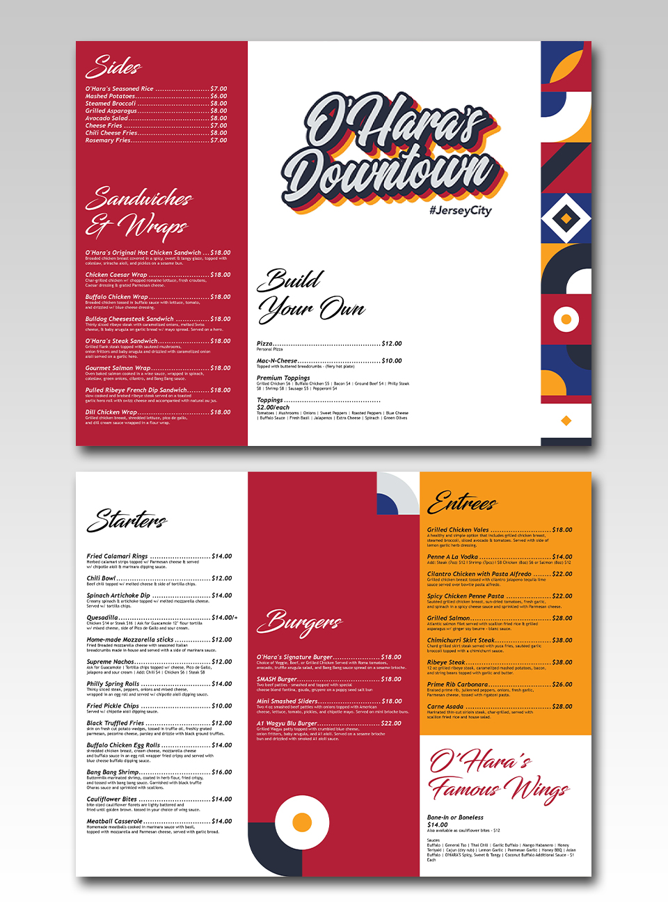 Menu Design by YourLogoMaster for this project | Design #37101512