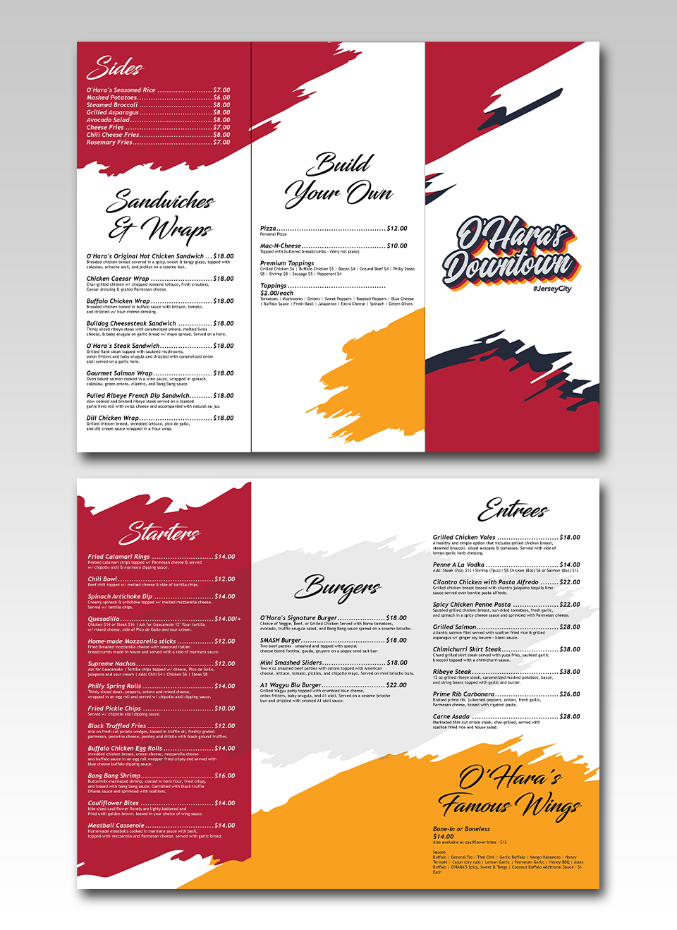 Menu Design by YourLogoMaster for this project | Design #37101513