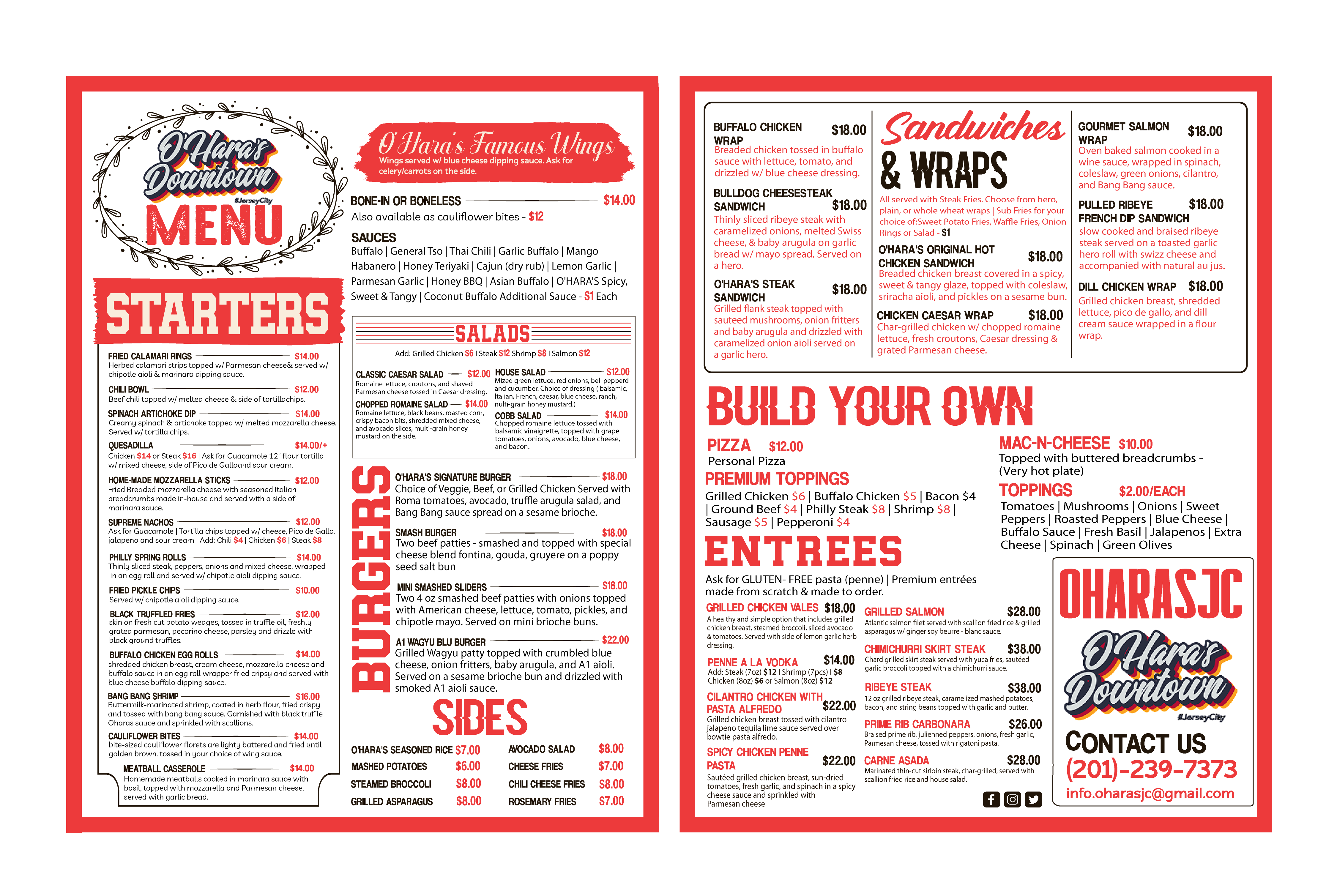 Menu Design by Fuhad Jihad for this project | Design #37108592