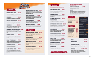 Menu Design by pb for this project | Design: #37092638