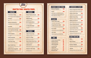 Menu Design by pb for this project | Design: #37092640