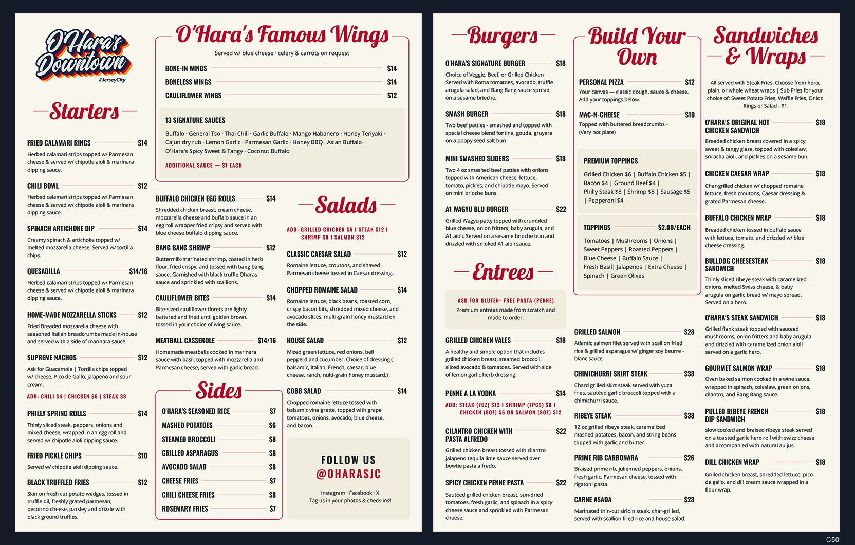 Menu Design by pb for this project | Design #37092642
