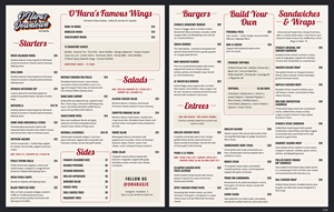 Menu Design by pb for this project | Design: #37092642