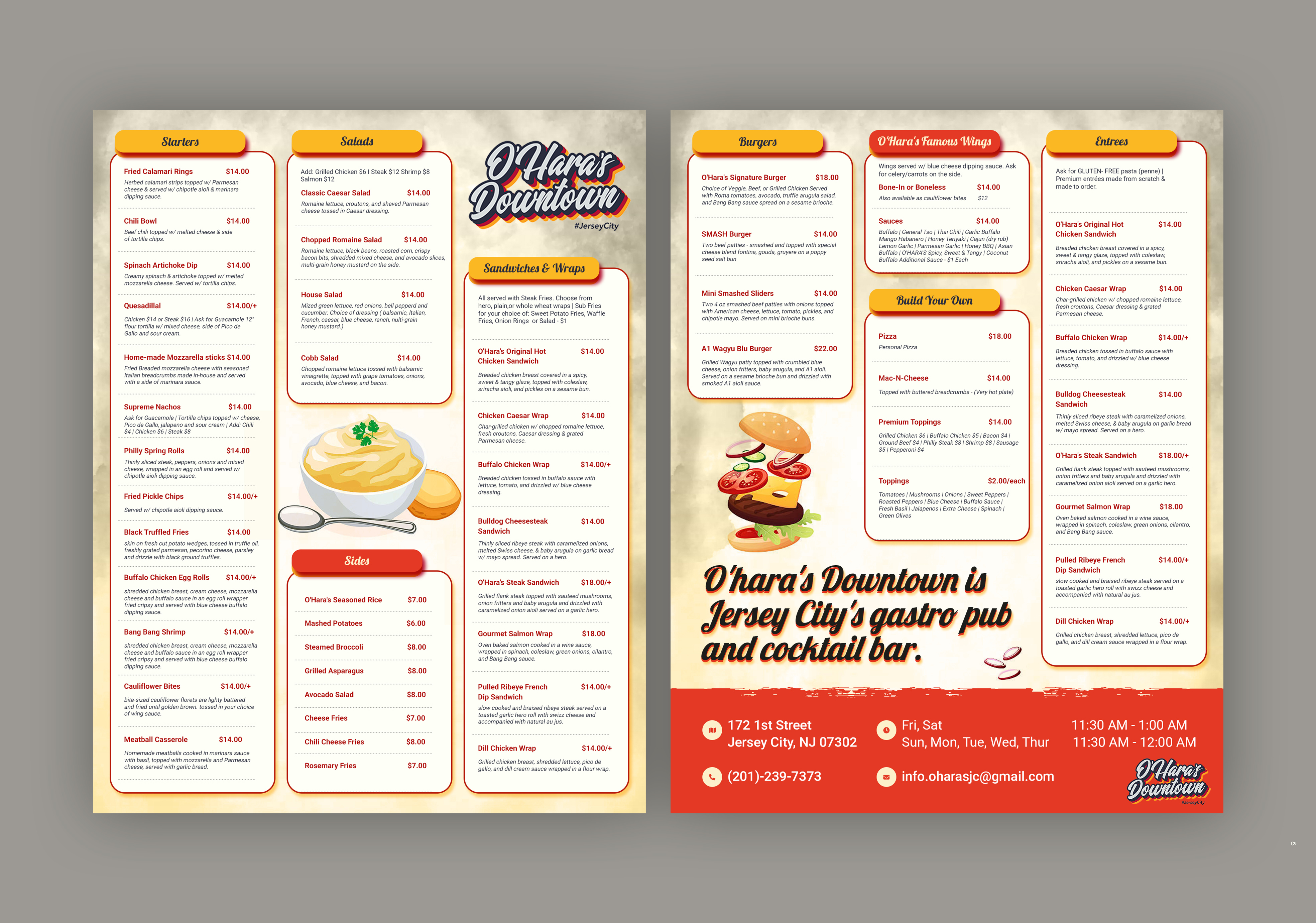 Menu Design by pb for this project | Design #37092643