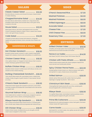 Menu Design by pb for this project | Design: #37092648