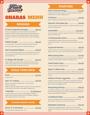 Menu Design by pb for this project | Design: #37092649