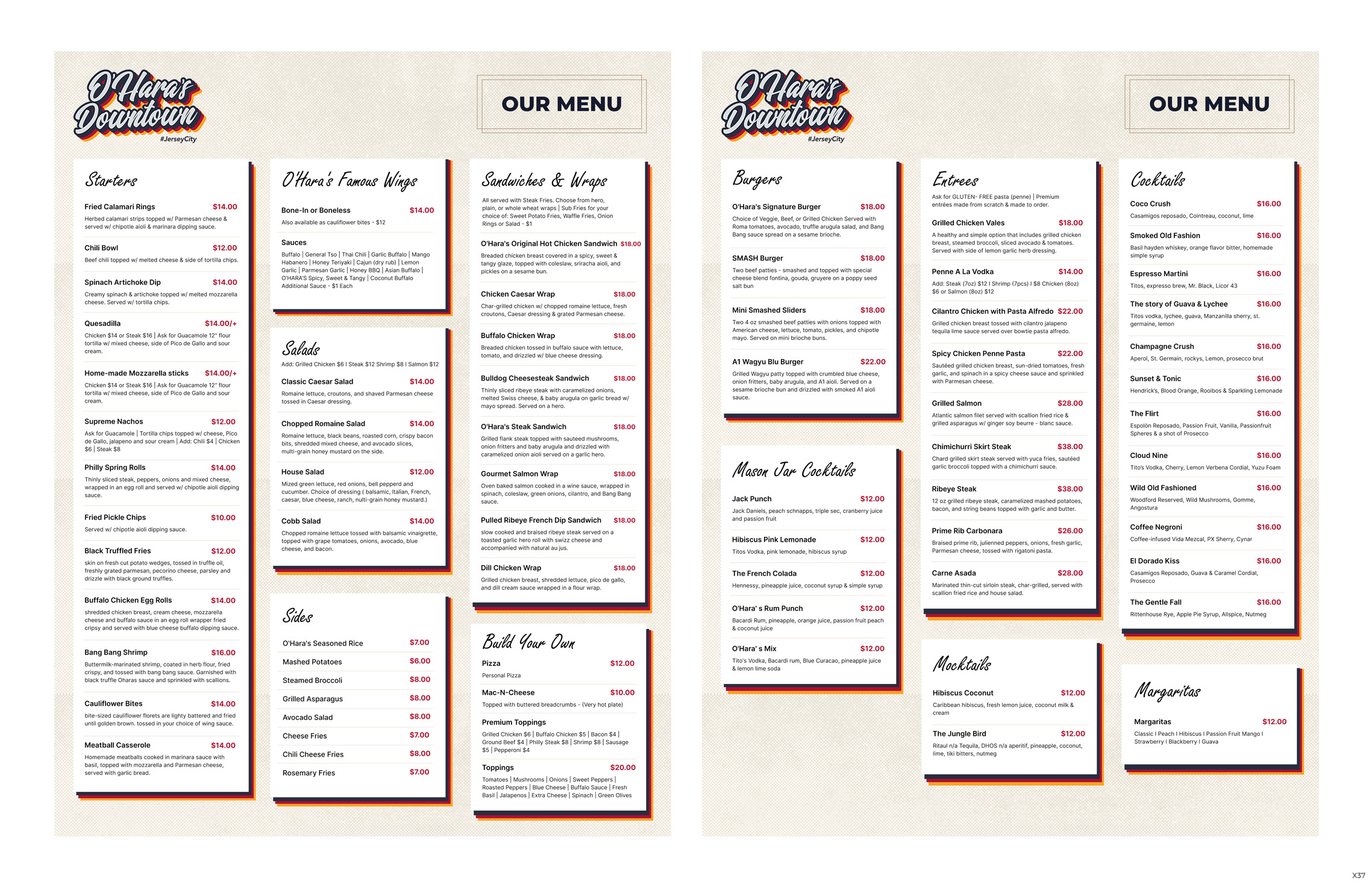 Menu Design by pb for this project | Design #37092651