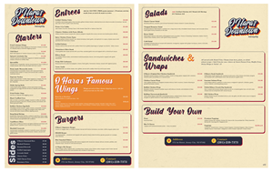 Menu Design by pb for this project | Design: #37092653