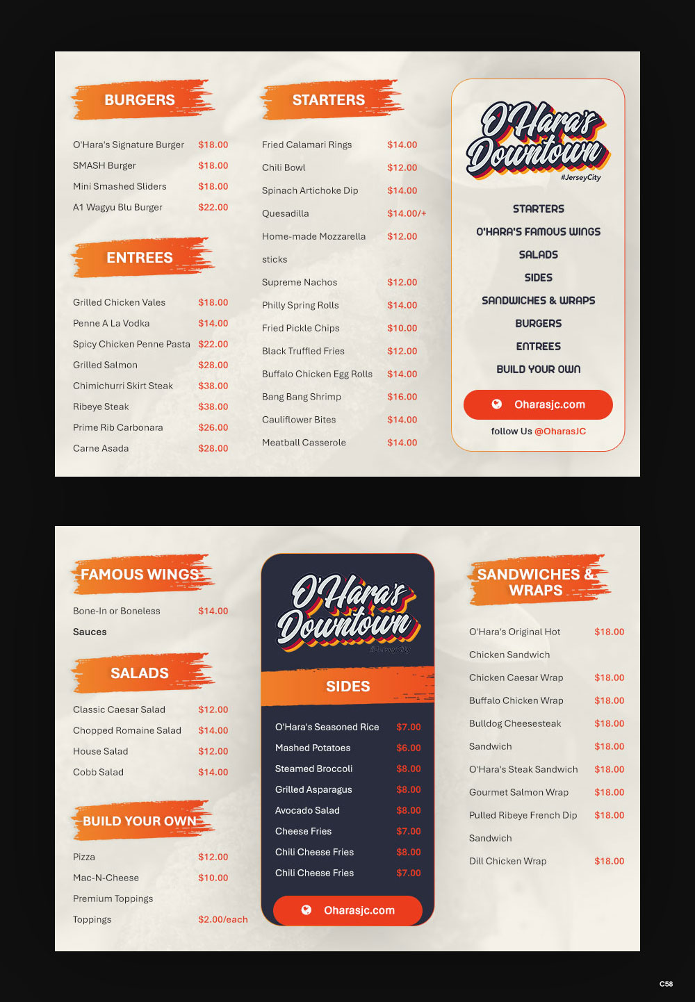 Menu Design by pb for this project | Design #37097738