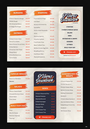 Menu Design by pb for this project | Design: #37097738