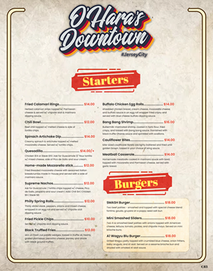 Menu Design by pb for this project | Design: #37097739