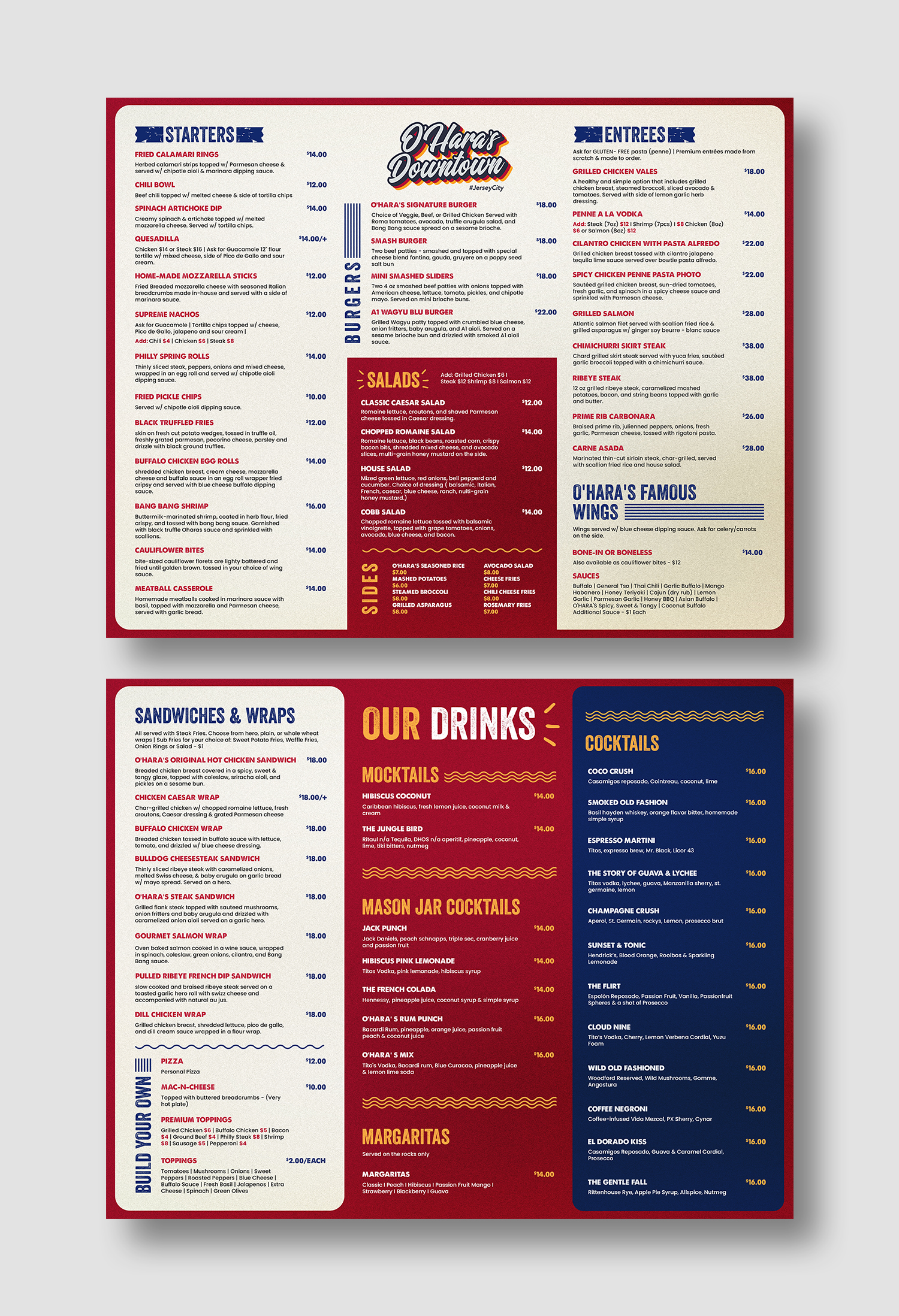 Menu Design by debdesign for this project | Design #37090119