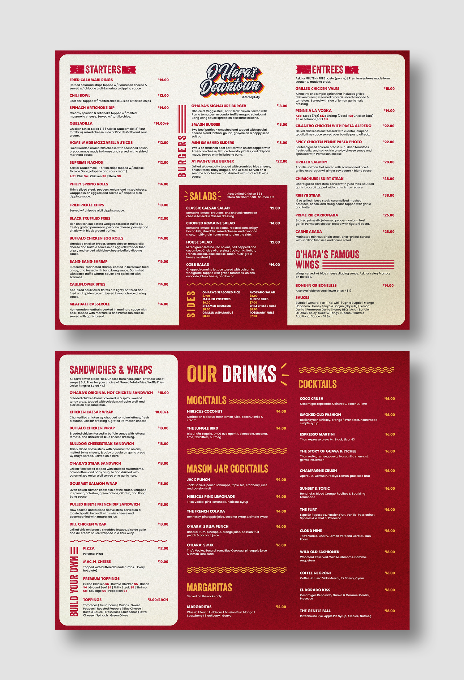 Menu Design by debdesign for this project | Design #37090120