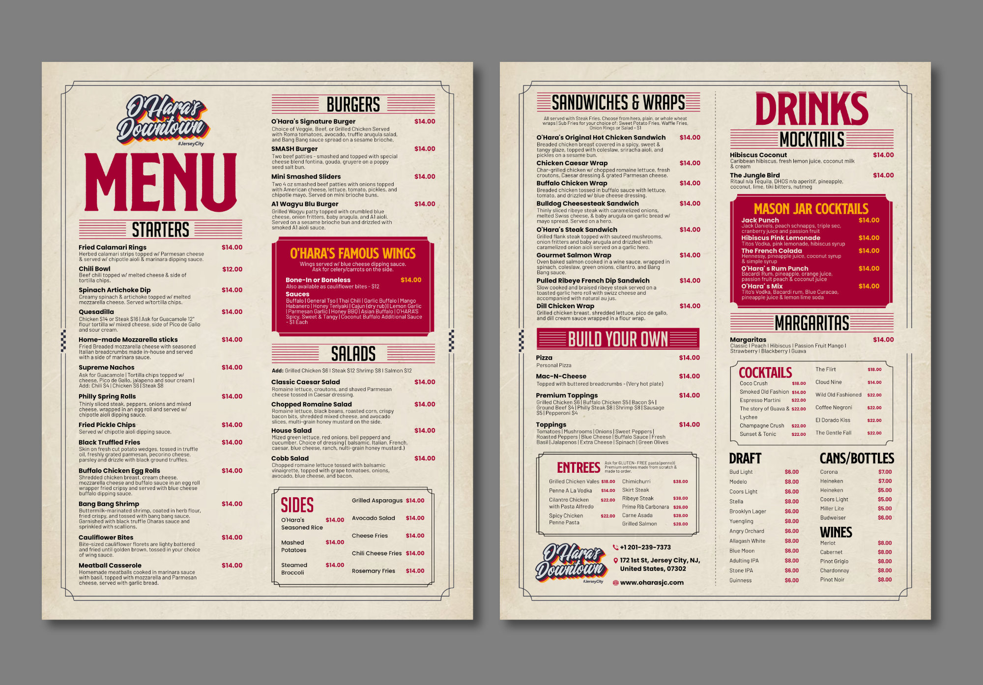 Menu Design by debdesign for this project | Design #37090375