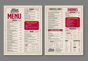 Menu Design by debdesign for this project | Design: #37090375