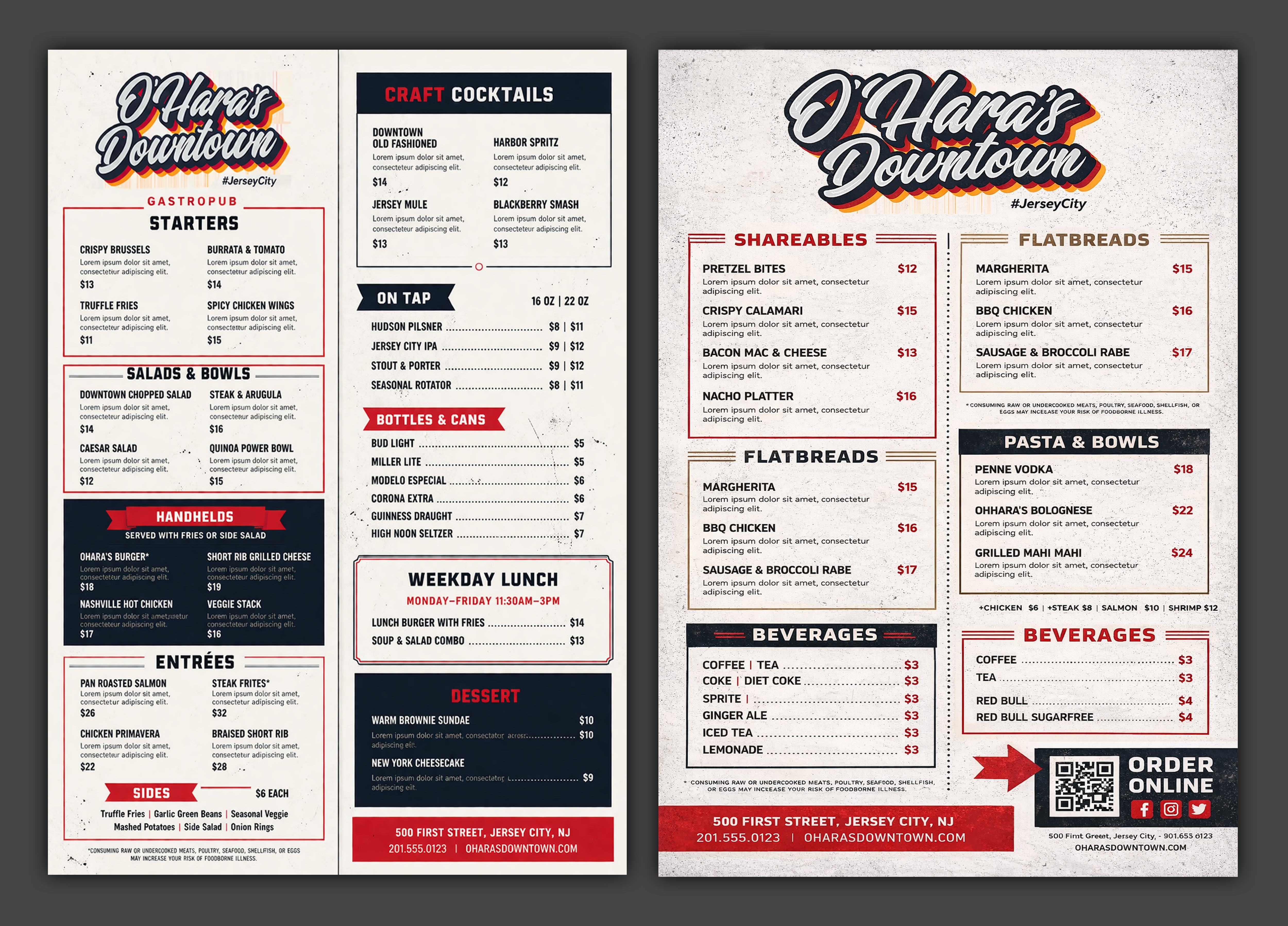 Menu Design by creativeoutline for this project | Design #37103667