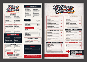 Menu Design by creativeoutline for this project | Design: #37103667