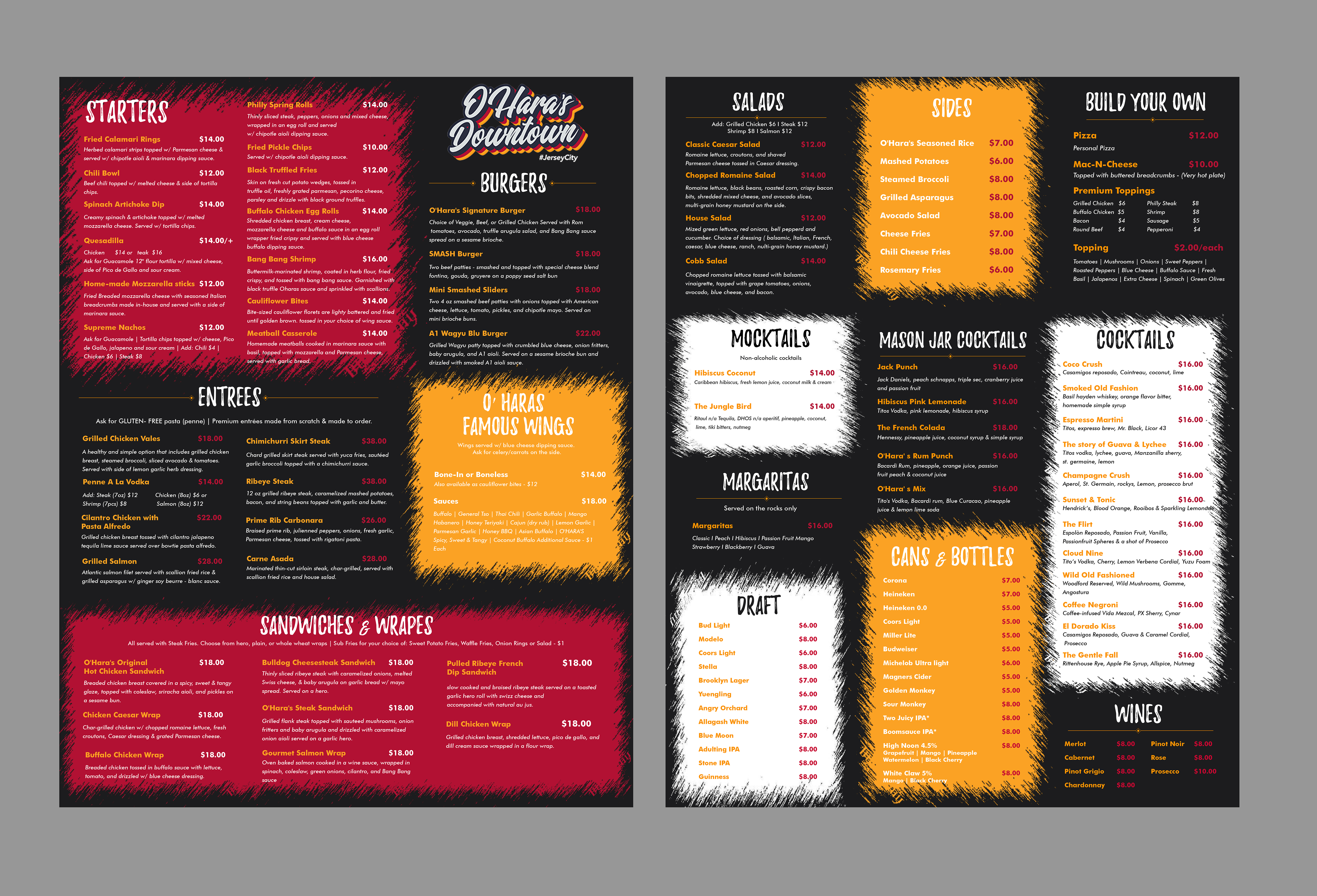 Menu Design by Creations Box 2015 for this project | Design #37099833