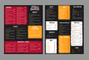 Menu Design by Creations Box 2015 for this project | Design: #37099833