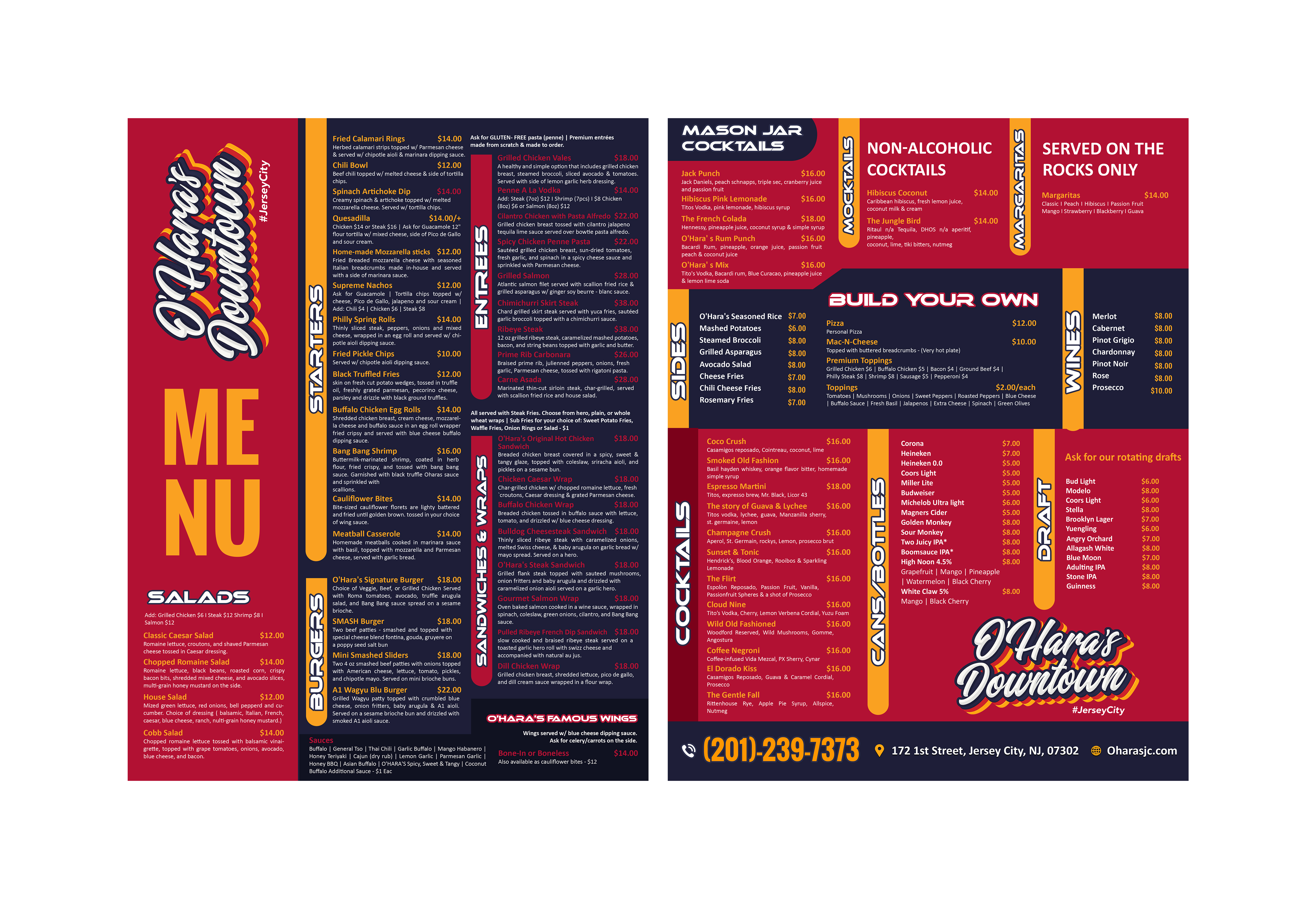 Menu Design by Creations Box 2015 for this project | Design #37099835