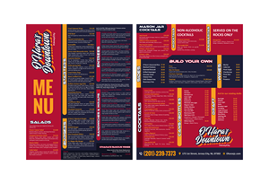 Menu Design by Creations Box 2015 for this project | Design: #37099835