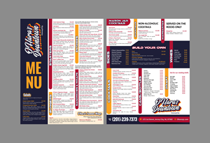 Menu Design by Creations Box 2015 for this project | Design: #37099837