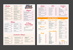 Menu Design by Creations Box 2015 for this project | Design: #37099840