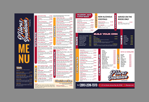 Menu Design by Creations Box 2015 for this project | Design: #37099841