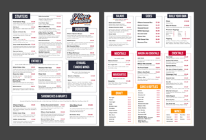 Menu Design by Creations Box 2015 for this project | Design: #37099842
