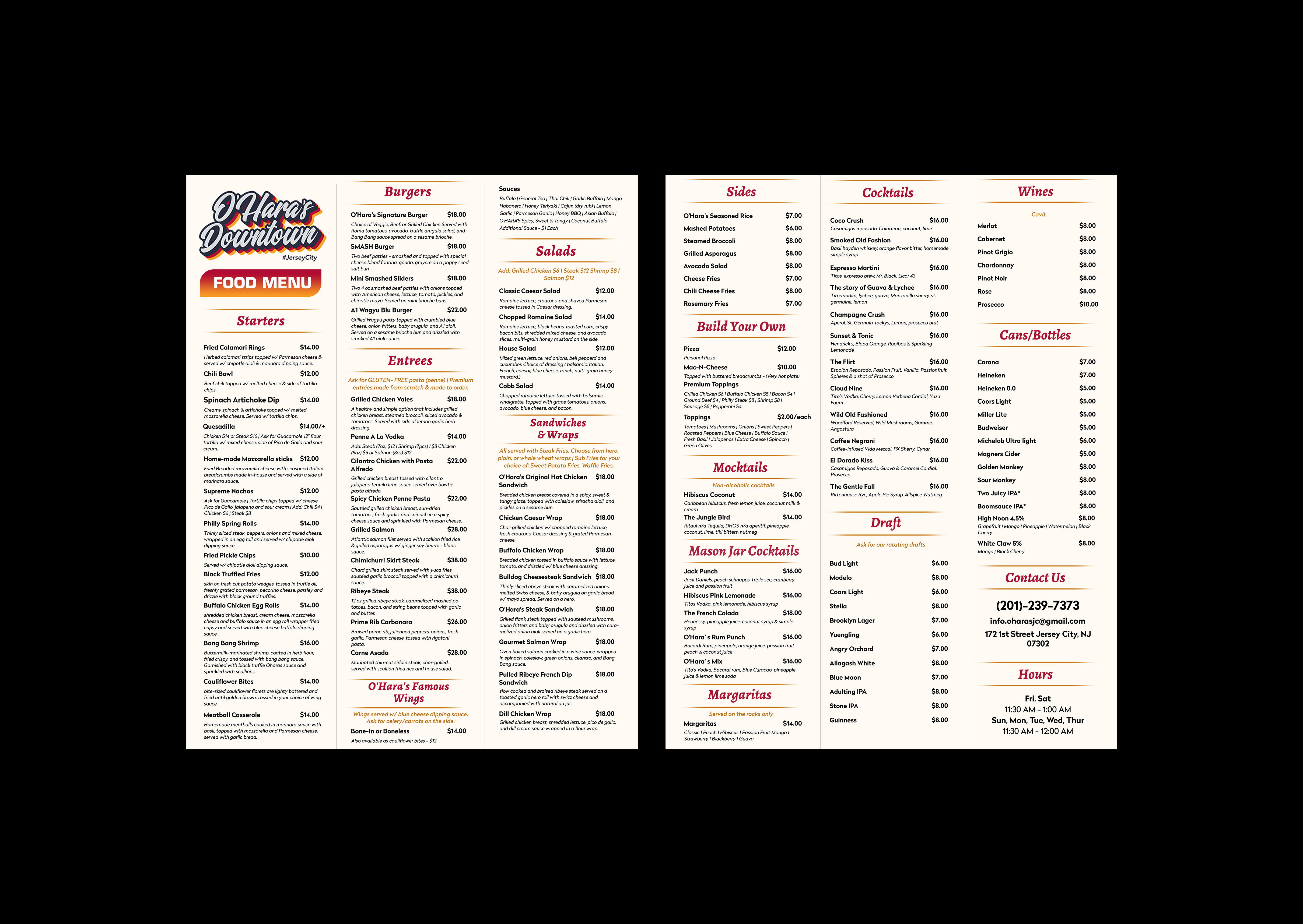 Menu Design by Creations Box 2015 for this project | Design #37099843