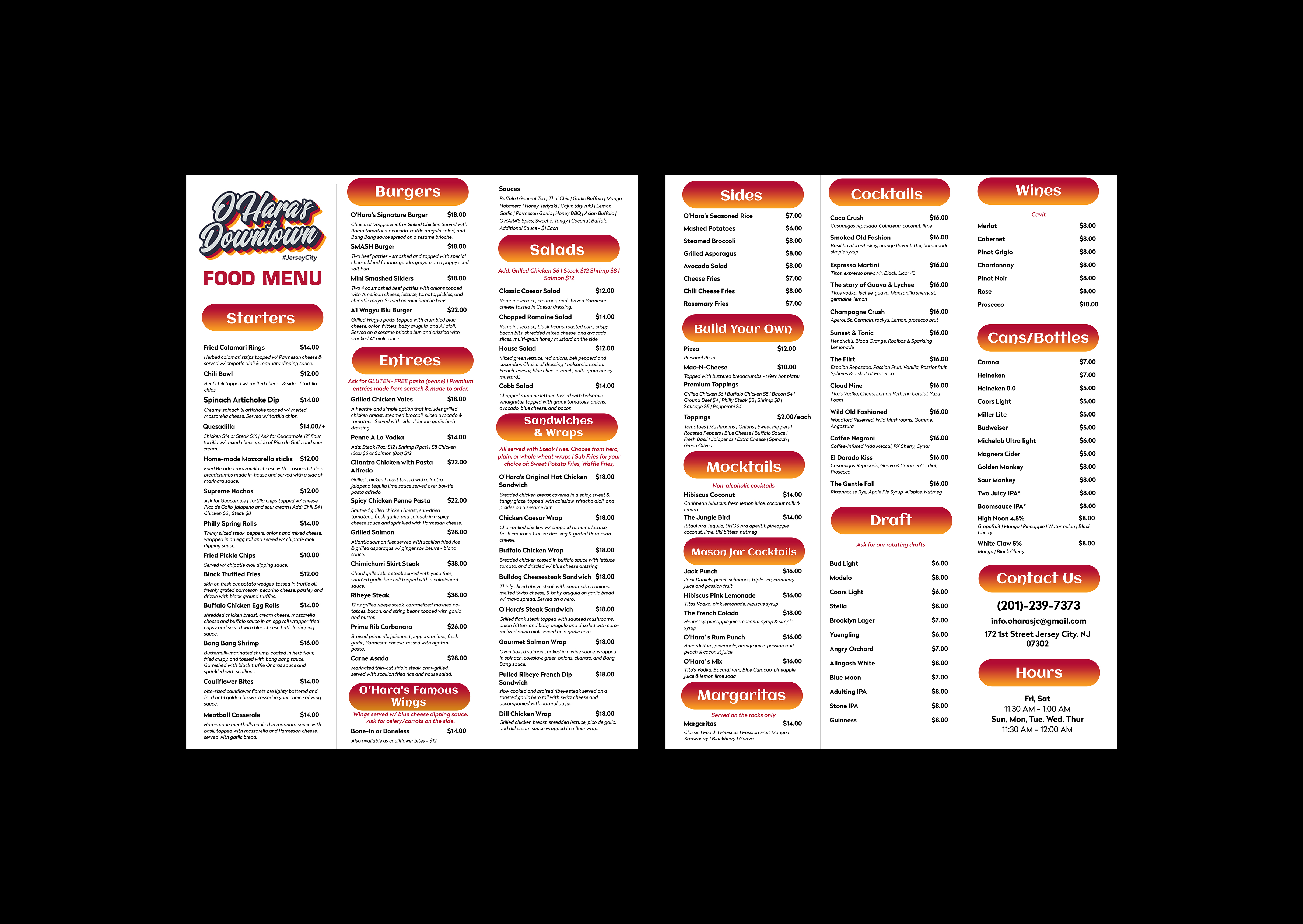 Menu Design by Creations Box 2015 for this project | Design #37099846