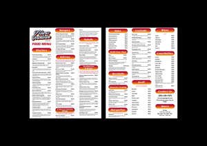 Menu Design by Creations Box 2015 for this project | Design: #37099846
