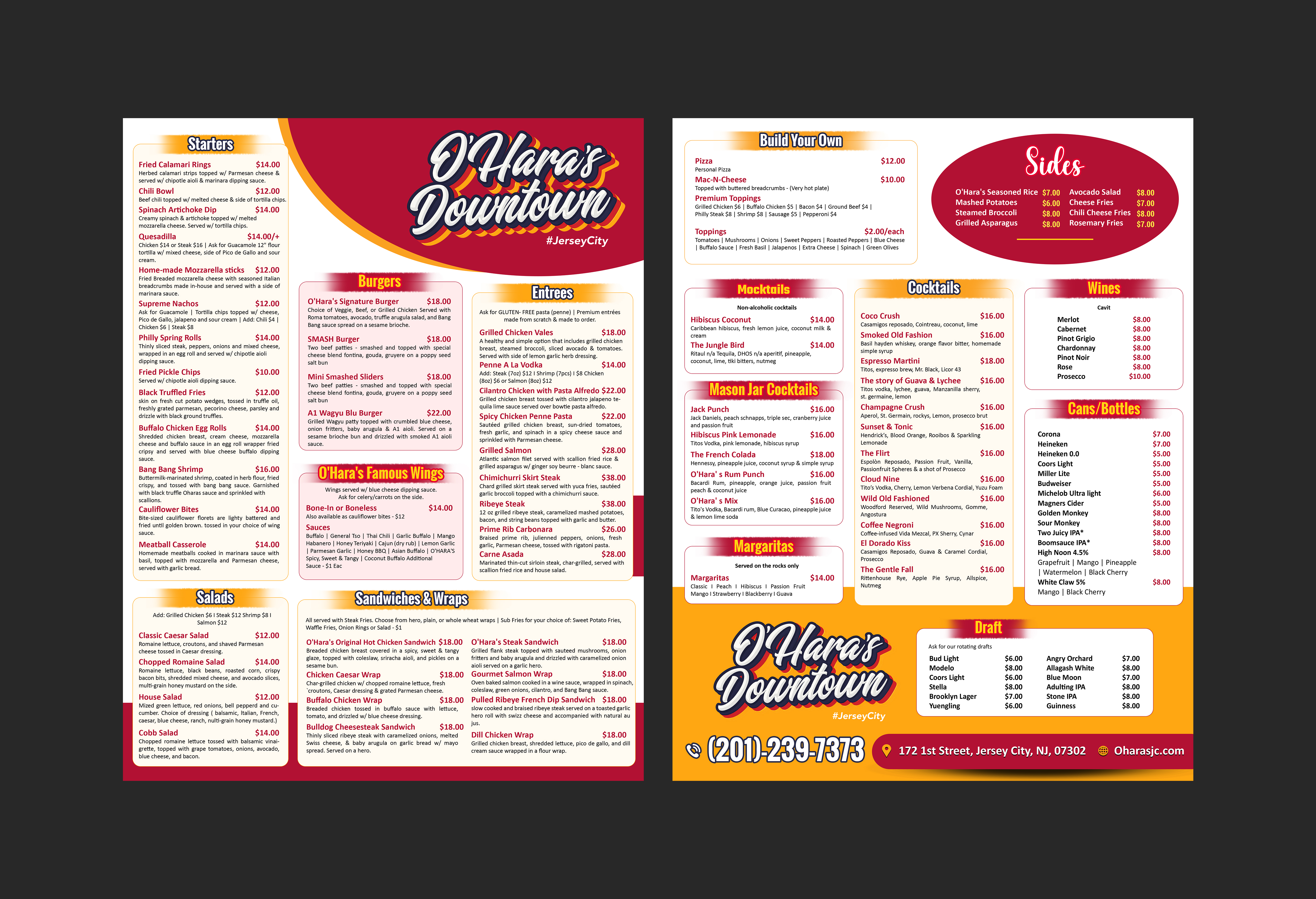 Menu Design by Creations Box 2015 for this project | Design #37099848