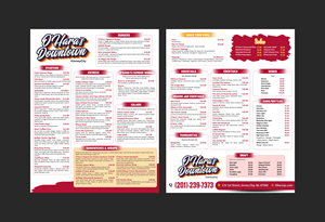 Menu Design by Creations Box 2015 for this project | Design: #37099851