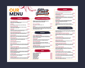 Menu Design by 3Guys for this project | Design: #37088770