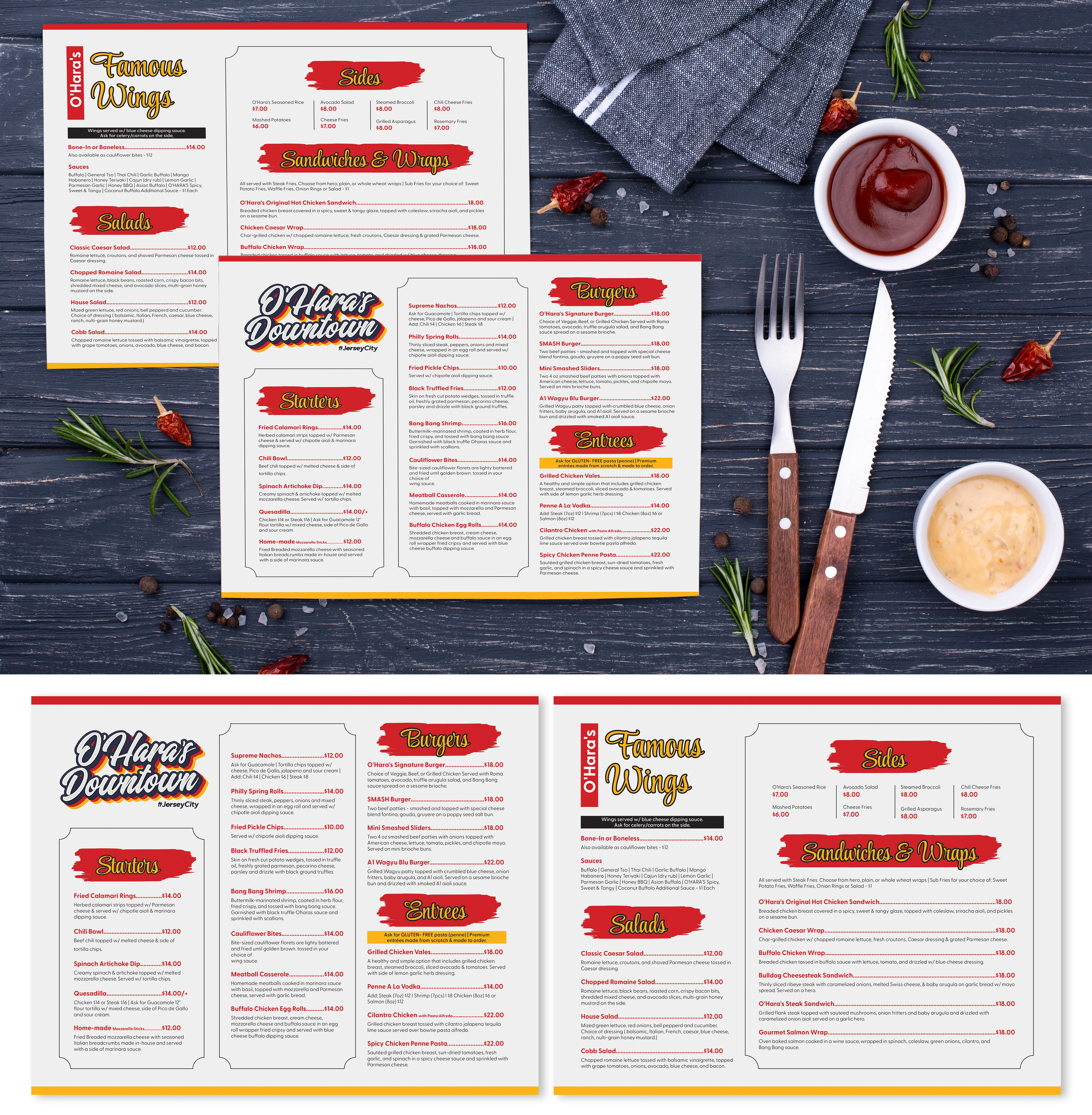 Menü-Design von Impressive Designs für dieses Projekt | Design #37091030