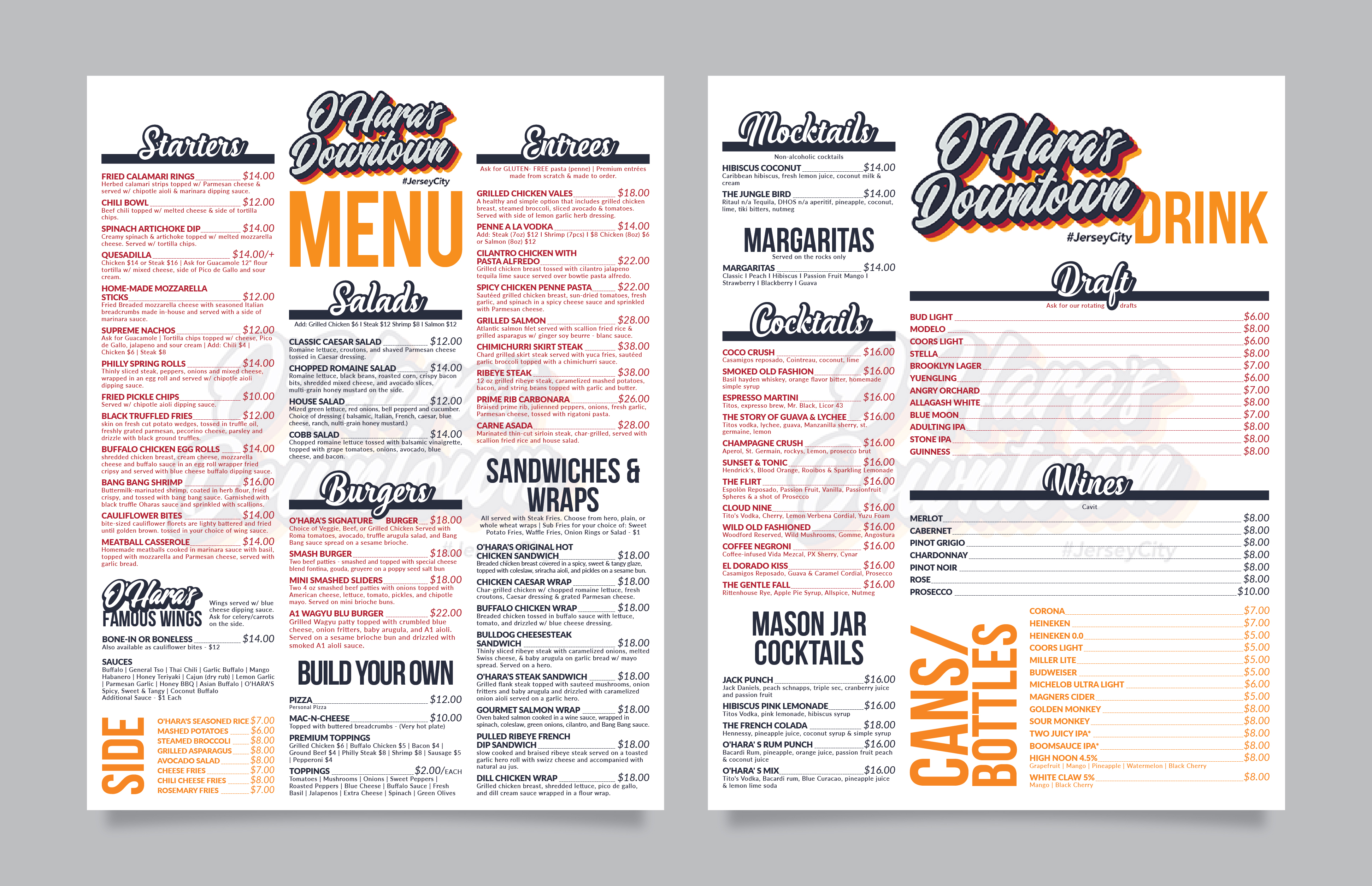 Menu Design by taufik_alrahman for this project | Design #37099007