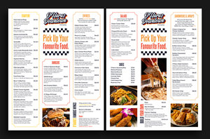 Menu Design by Graphic Guy for this project | Design #37100949