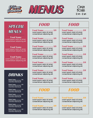 Menu Design by Dot.Dedi for this project | Design: #37116403