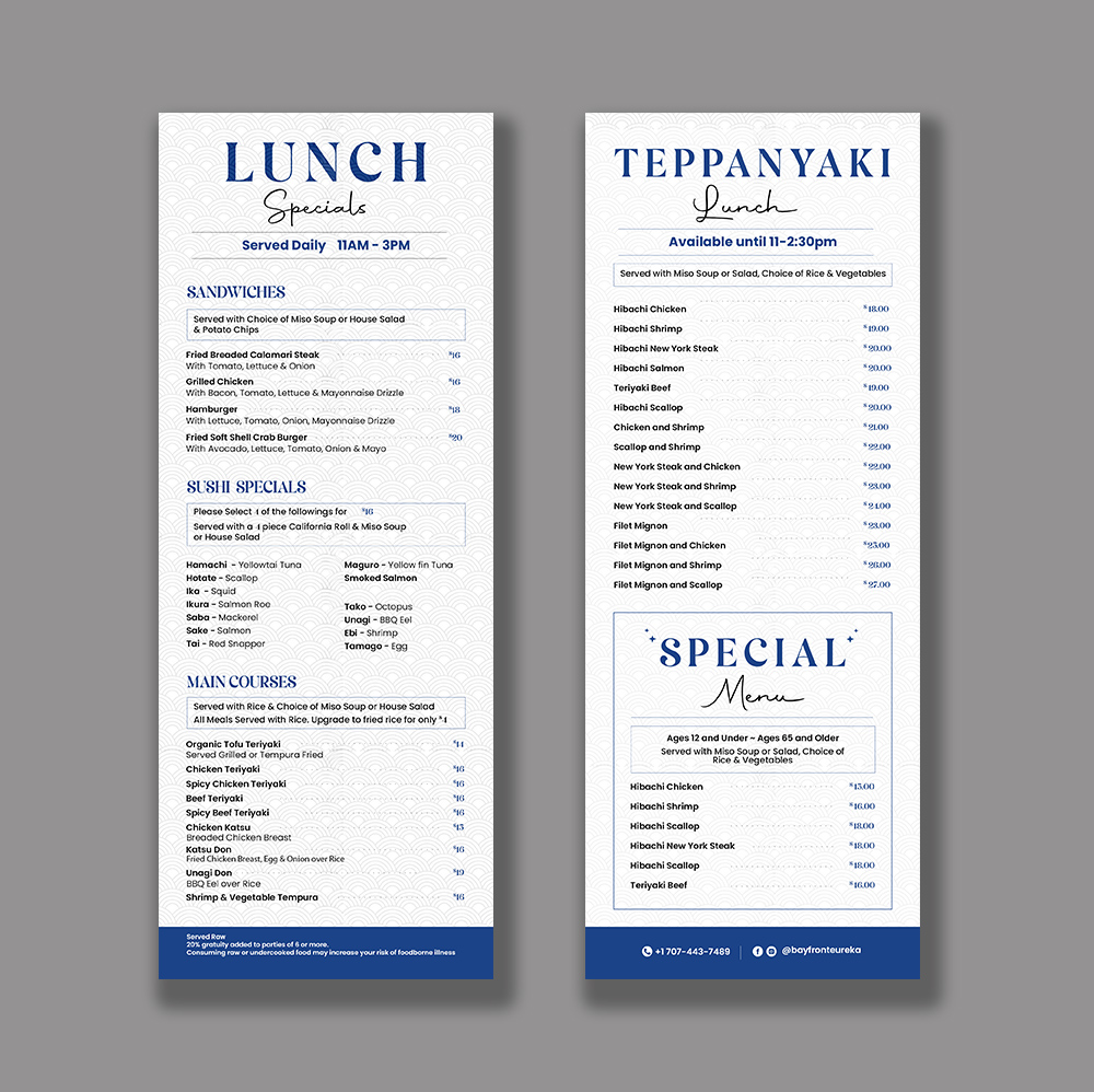 Design de Menu par debdesign pour ce projet | Design #37090504