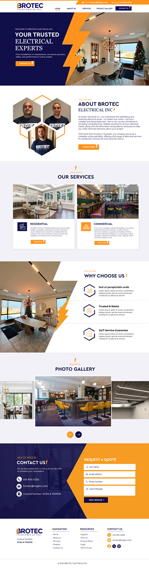 Web Design by Blue Sparrow for this project | Design: #37090026