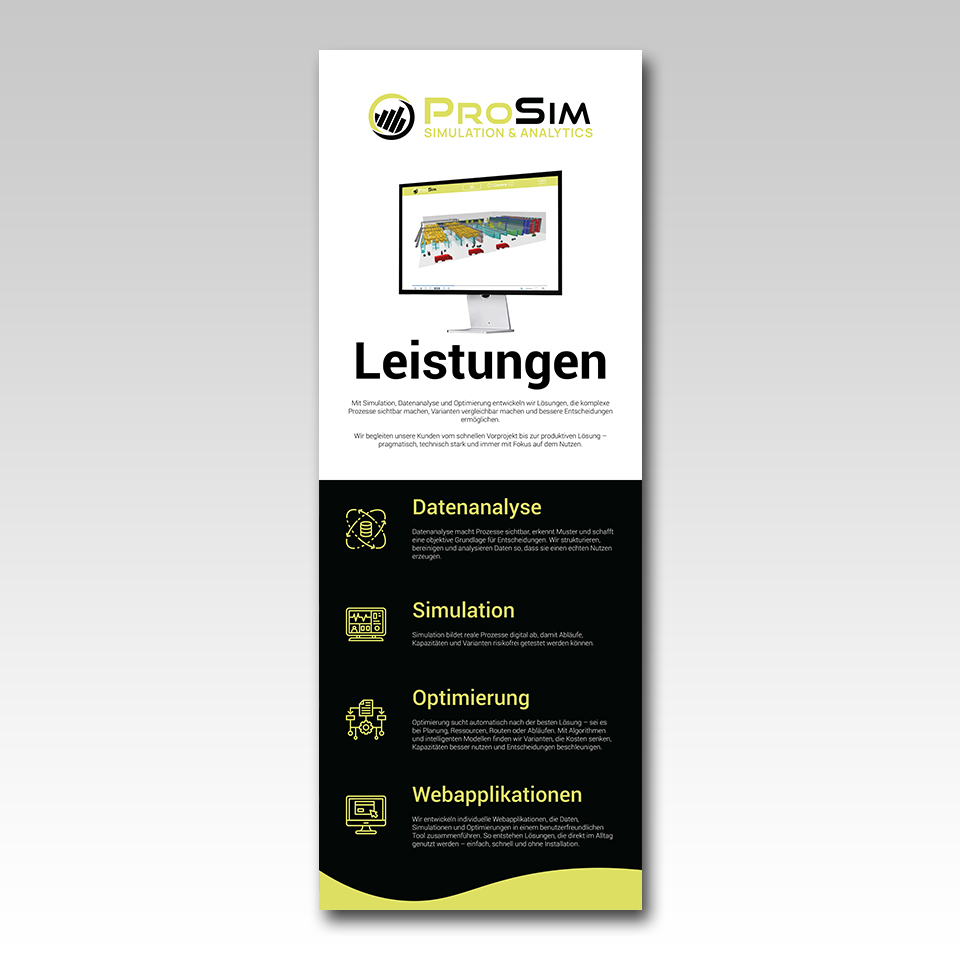 Flyer Design by YourLogoMaster for ProSim GmbH | Design #37097646