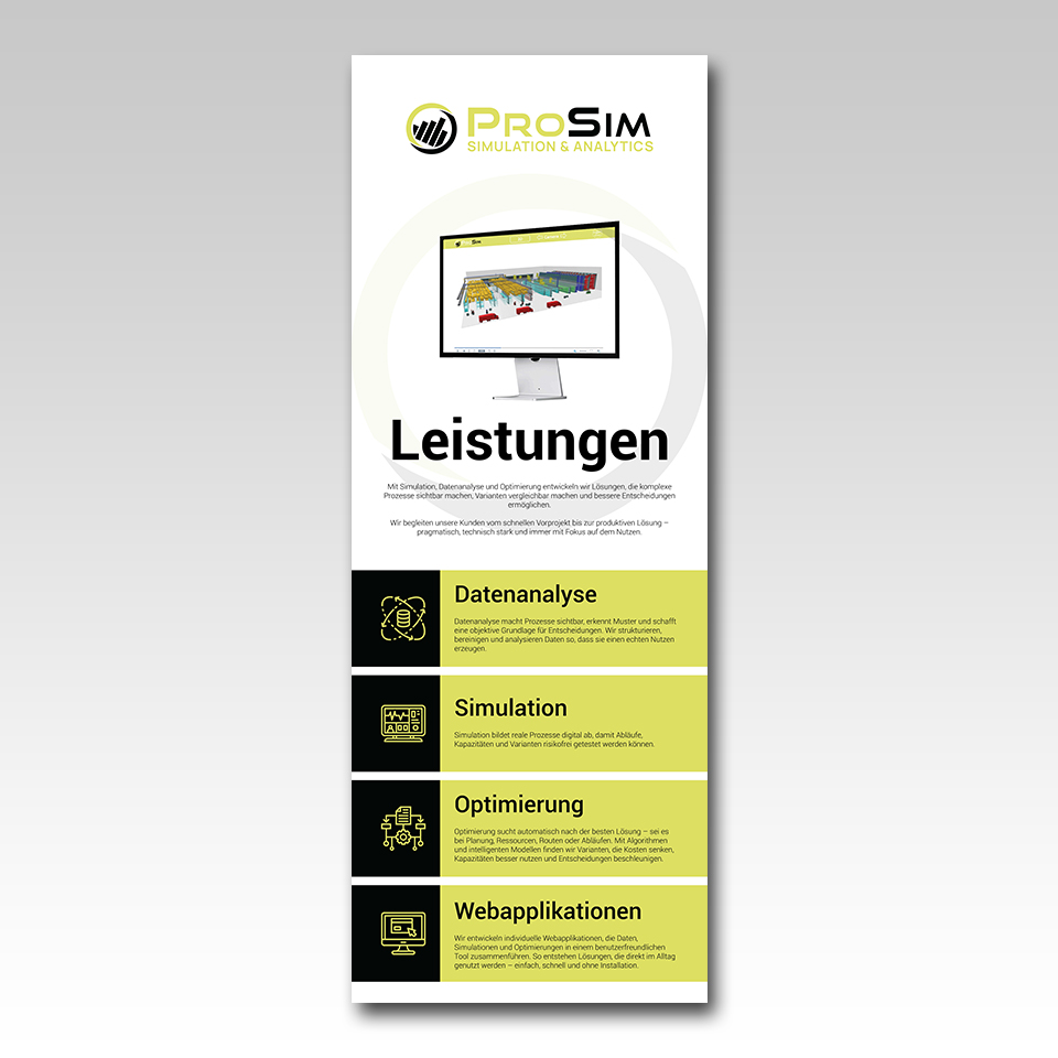 Flyer Design by YourLogoMaster for ProSim GmbH | Design #37097647