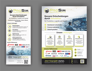 Flyer Design by Custom A for ProSim GmbH | Design: #37117219