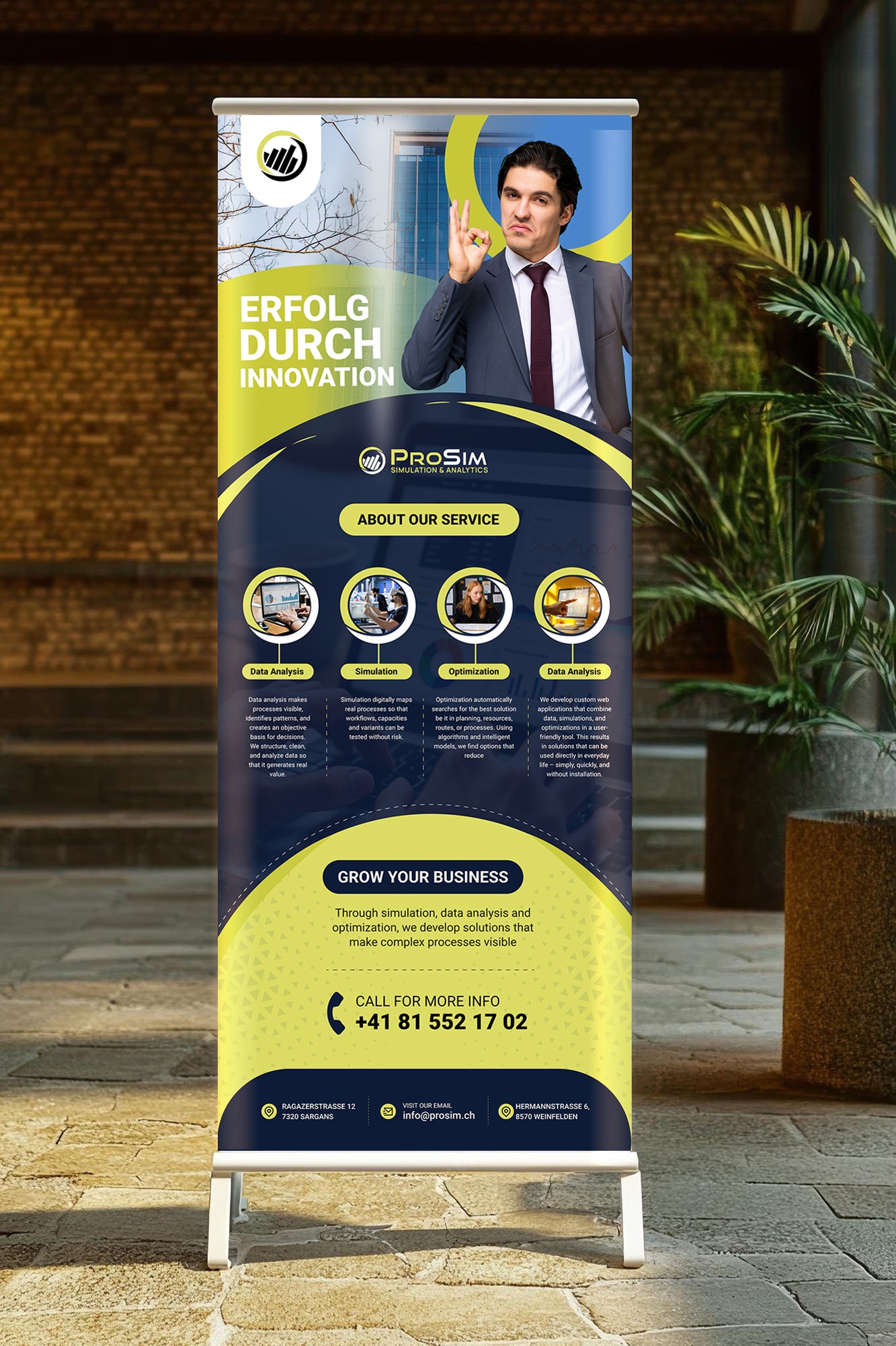 Flyer Design by Ascinate for ProSim GmbH | Design #37097826